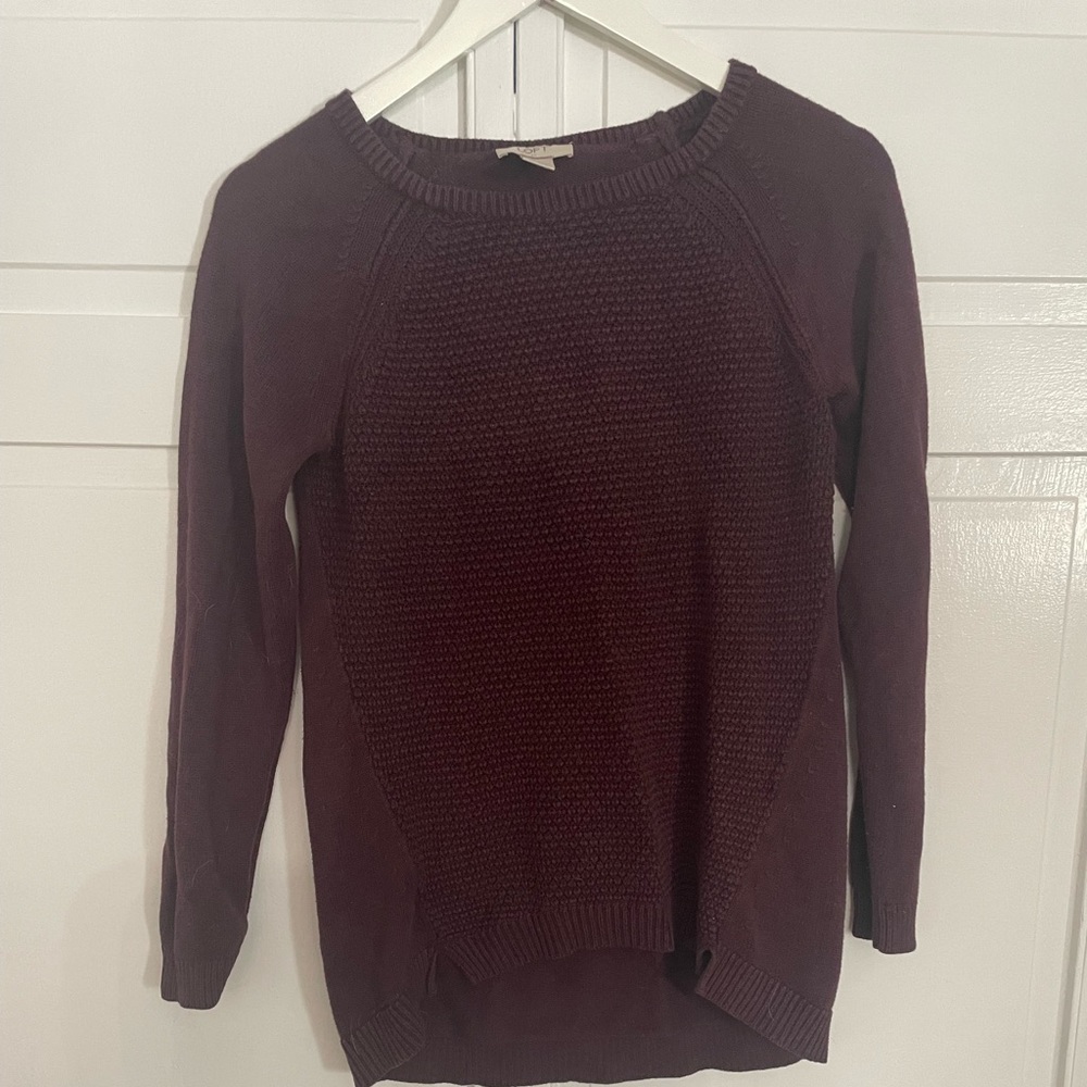 Maroon loft sweater